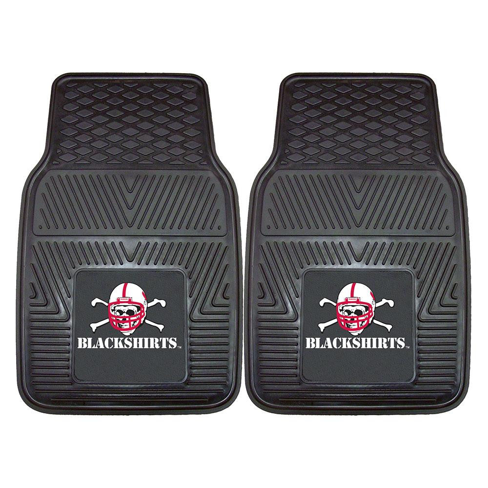 Nebraska Cornhuskers NCAA Heavy Duty 2-Piece Vinyl Car Mats (18x27)