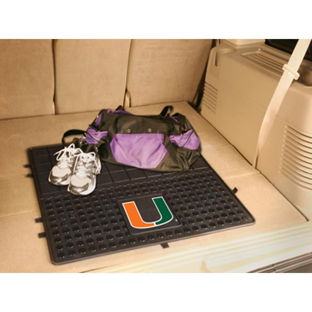 Miami Hurricanes NCAA Vinyl Cargo Mat (31x31)