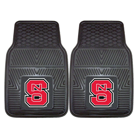 North Carolina State Wolfpack NCAA Heavy Duty 2-Piece Vinyl Car Mats (18x27)