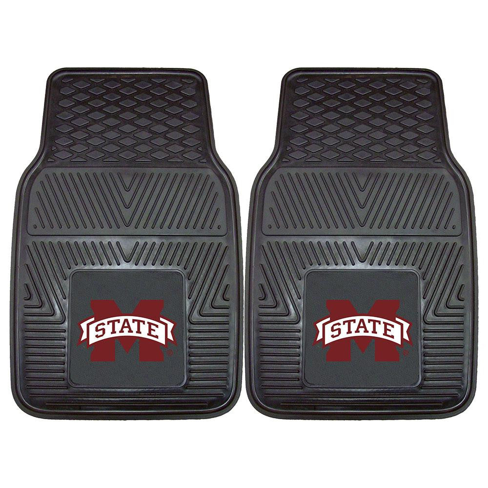 Mississippi State Bulldogs NCAA Heavy Duty 2-Piece Vinyl Car Mats (18x27)