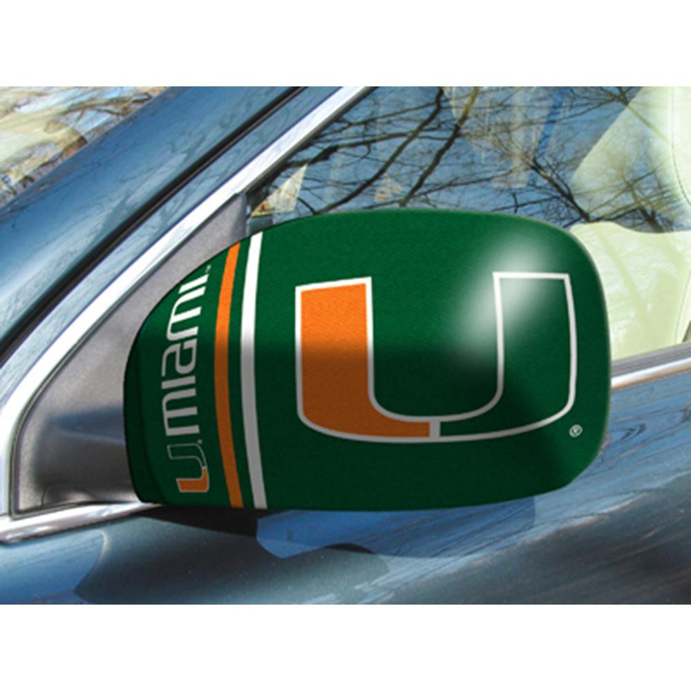 Miami Hurricanes NCAA Mirror Cover (Small)