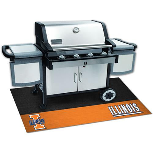 Illinois Fighting Illini NCAA Vinyl Grill Mat