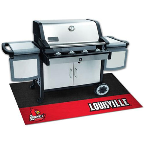 Louisville Cardinals NCAA Vinyl Grill Mat