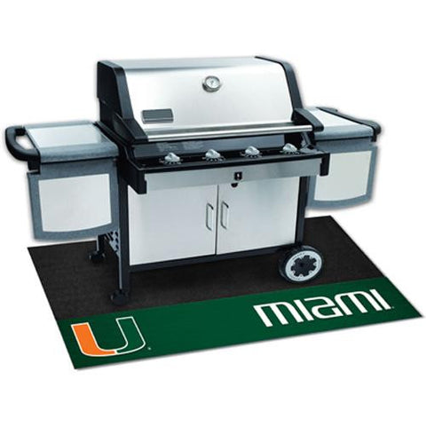 Miami Hurricanes NCAA Vinyl Grill Mat