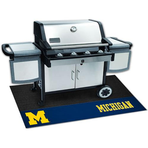 Michigan Wolverines NCAA Vinyl Grill Mat