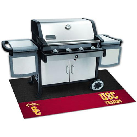 USC Trojans NCAA Vinyl Grill Mat