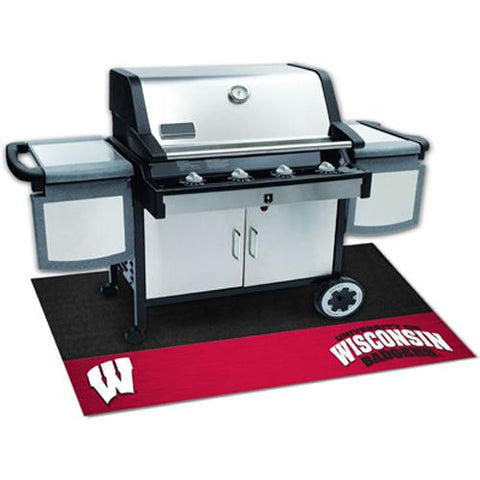 Wisconsin Badgers NCAA Vinyl Grill Mat