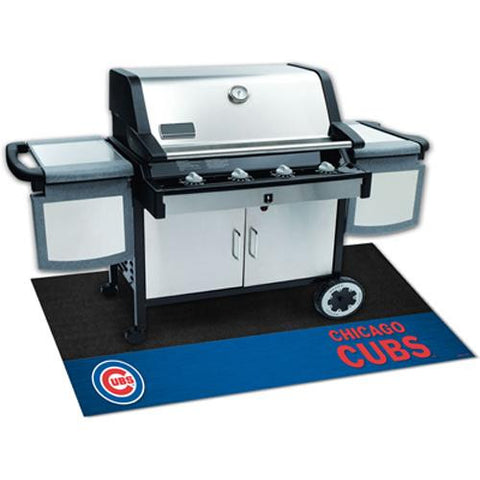 Chicago Cubs MLB Vinyl Grill Mat