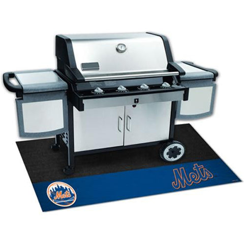 New York Mets MLB Vinyl Grill Mat