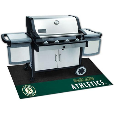 Oakland Athletics MLB Vinyl Grill Mat