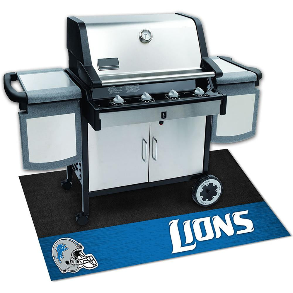 Detroit Lions NFL Vinyl Grill Mat