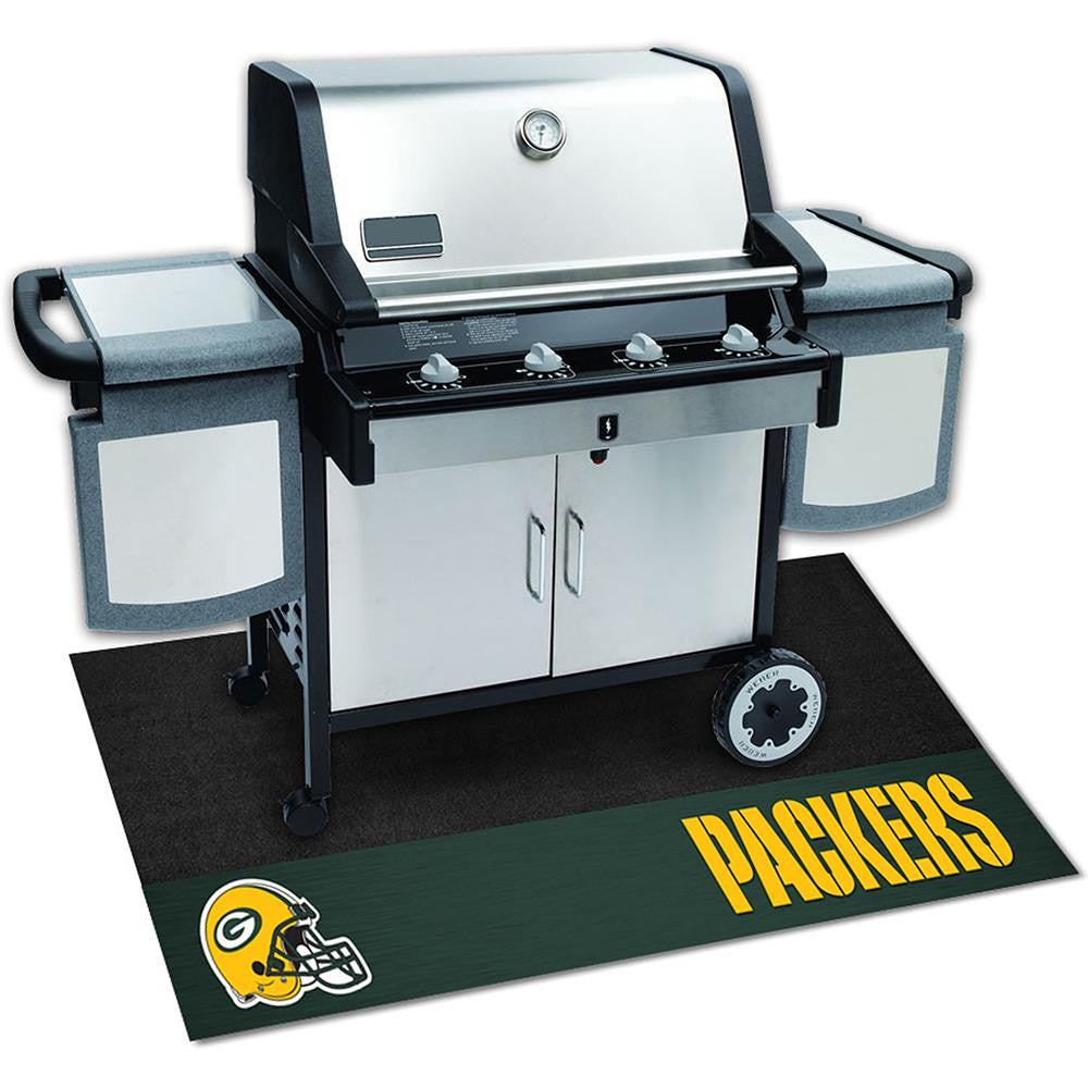 Green Bay Packers NFL Vinyl Grill Mat