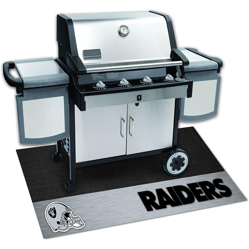 Oakland Raiders NFL Vinyl Grill Mat