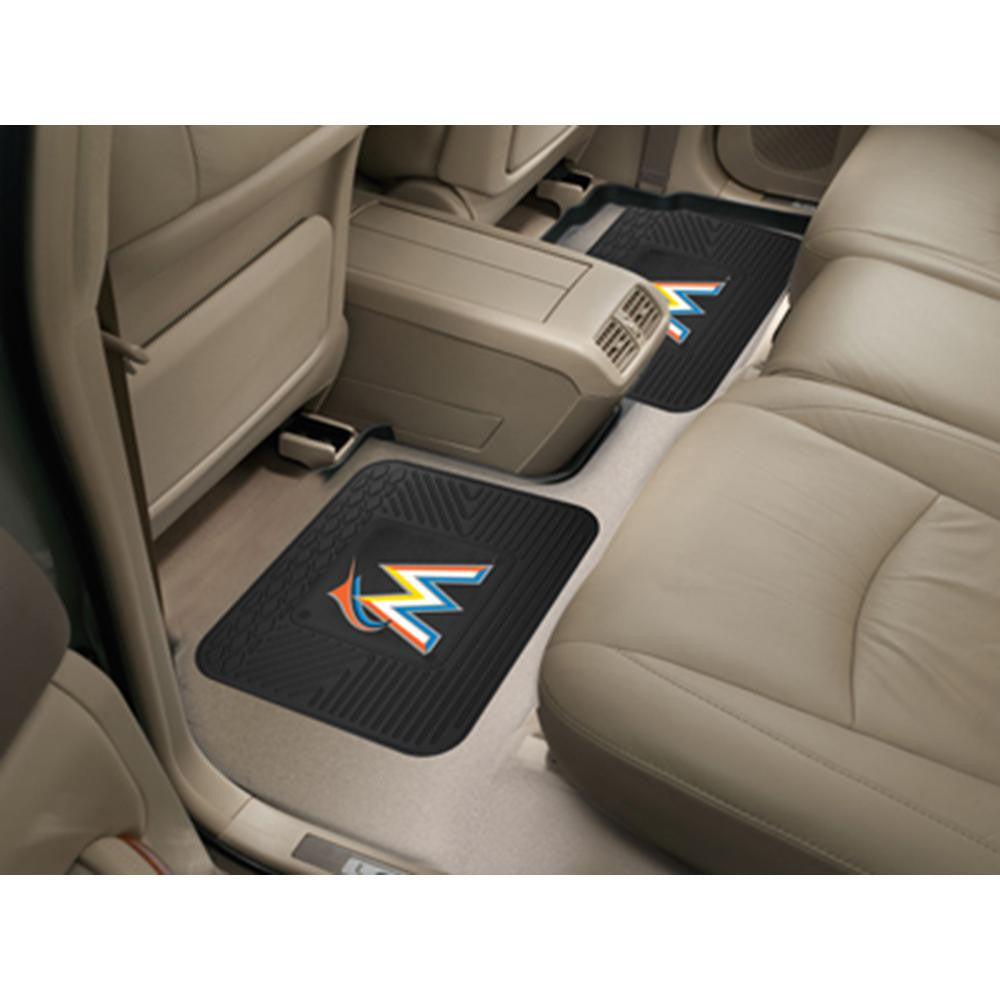 Miami Marlins MLB Utility Mat (14x17)(2 Pack)