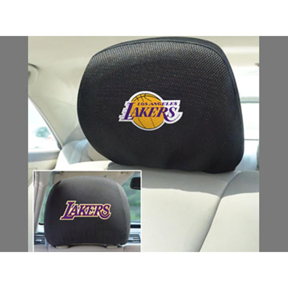 Los Angeles Lakers NBA Polyester Head Rest Cover (2 Pack)