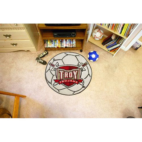 Troy State Trojans NCAA Soccer Ball Round Floor Mat (29)