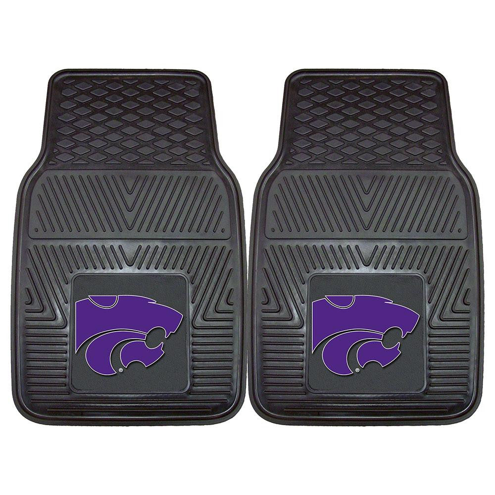 Kansas State Wildcats NCAA Heavy Duty 2-Piece Vinyl Car Mats (18x27)