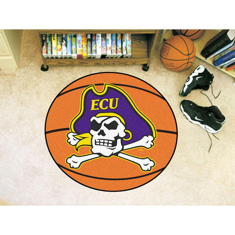 East Carolina Pirates NCAA Basketball Round Floor Mat (29)