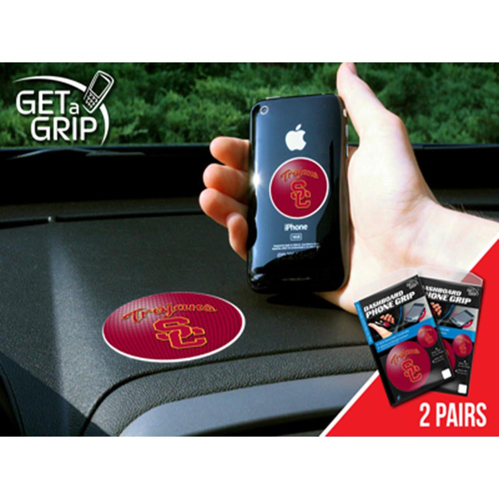 USC Trojans NCAA Get a Grip Cell Phone Grip Accessory (2 Piece Set)