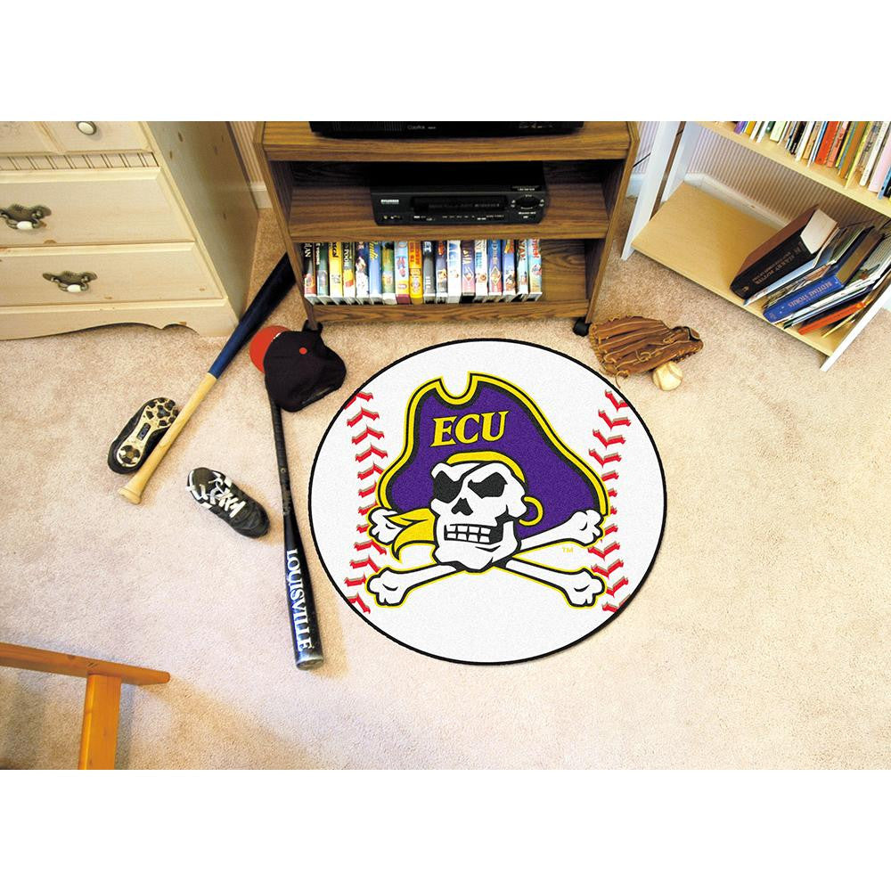 East Carolina Pirates NCAA Baseball Round Floor Mat (29)