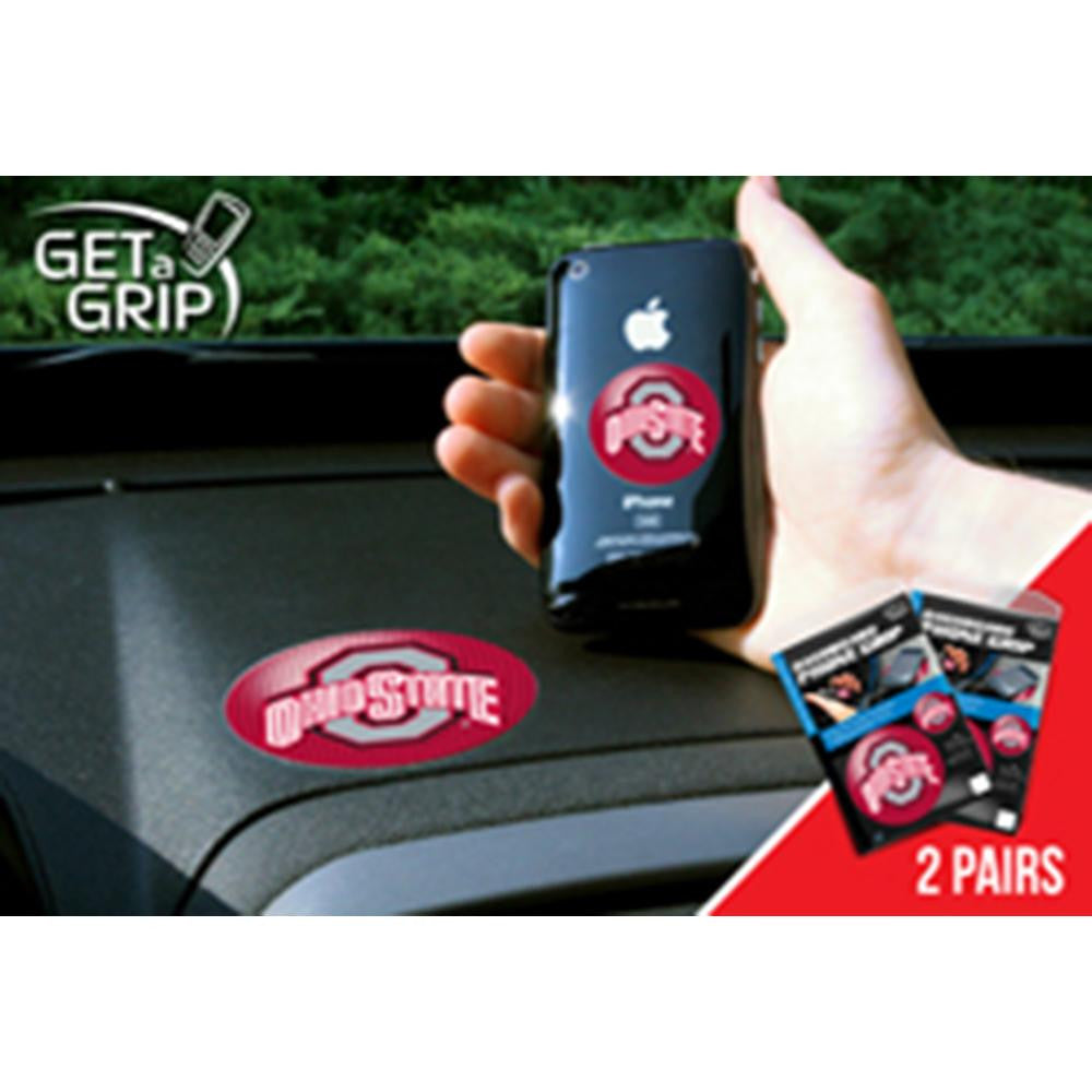 Ohio State Buckeyes NCAA Get a Grip Cell Phone Grip Accessory (2 Piece Set)