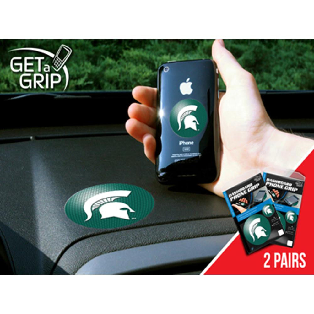 Michigan State Spartans NCAA Get a Grip Cell Phone Grip Accessory (2 Piece Set)