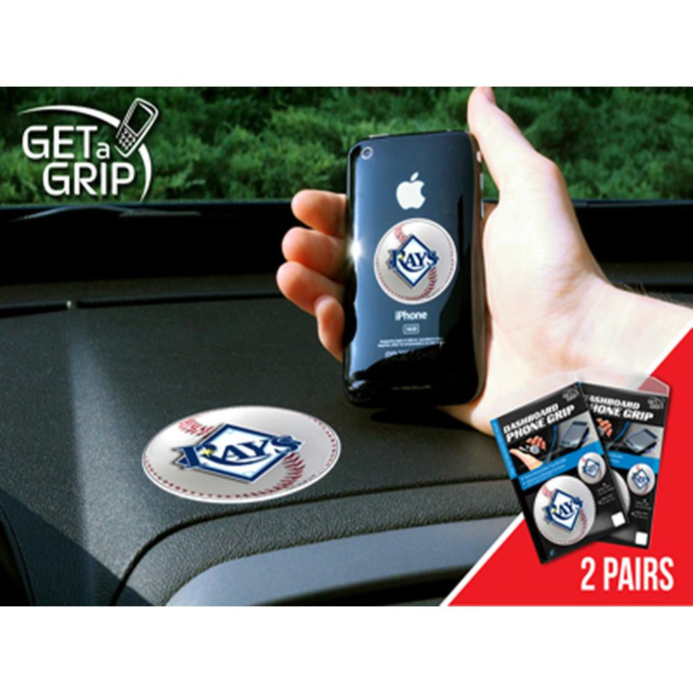 Tampa Bay Rays MLB Get a Grip Cell Phone Grip Accessory (2 Piece Set)