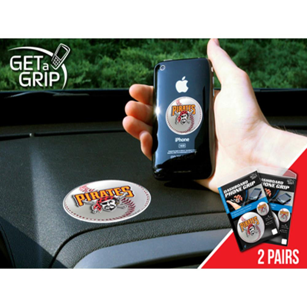 Pittsburgh Pirates MLB Get a Grip Cell Phone Grip Accessory (2 Piece Set)