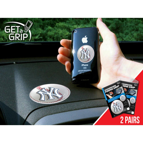 New York Yankees MLB Get a Grip Cell Phone Grip Accessory (2 Piece Set)