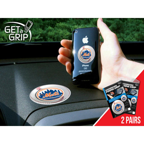 New York Mets MLB Get a Grip Cell Phone Grip Accessory (2 Piece Set)