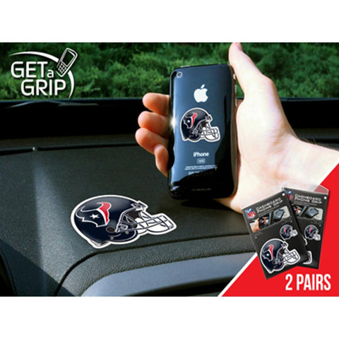 Houston Texans NFL Get a Grip Cell Phone Grip Accessory (2 Piece Set)