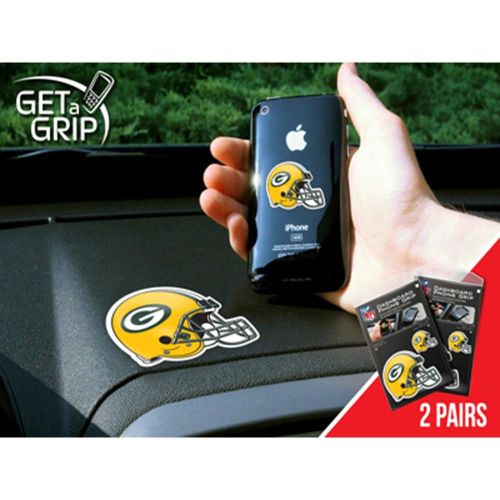 Green Bay Packers NFL Get a Grip Cell Phone Grip Accessory (2 Piece Set)