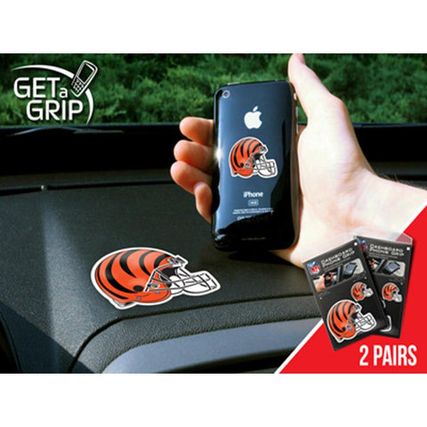 Cincinnati Bengals NFL Get a Grip Cell Phone Grip Accessory (2 Piece Set)