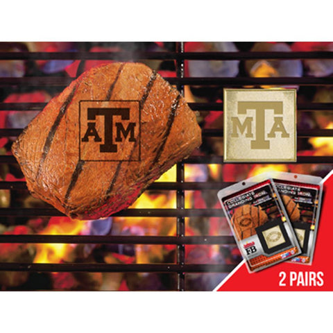 Texas A&M Aggies NCAA Fan Brands Grill Logo(2 Pack)