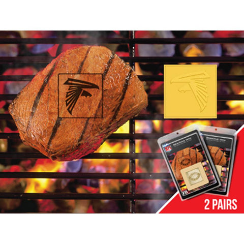 Atlanta Falcons NFL Fan Brands Grill Logo(2 Pack)