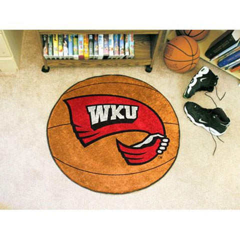 Western Kentucky Hilltoppers NCAA Basketball Round Floor Mat (29)