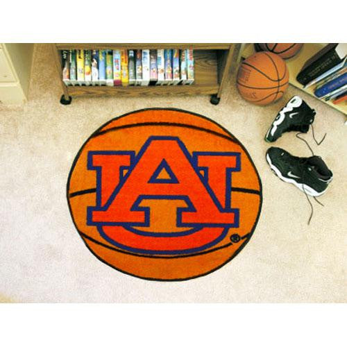 Auburn Tigers NCAA Basketball Round Floor Mat (29) AU Logo