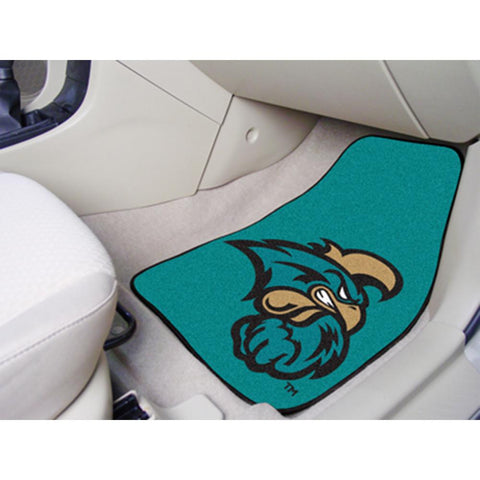 Coastal Carolina Chanticleers NCAA 2-Piece Printed Carpet Car Mats (18x27)