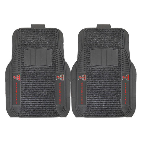 Texas Tech Red Raiders NCAA Deluxe 2-Piece Vinyl Car Mats (20x27)