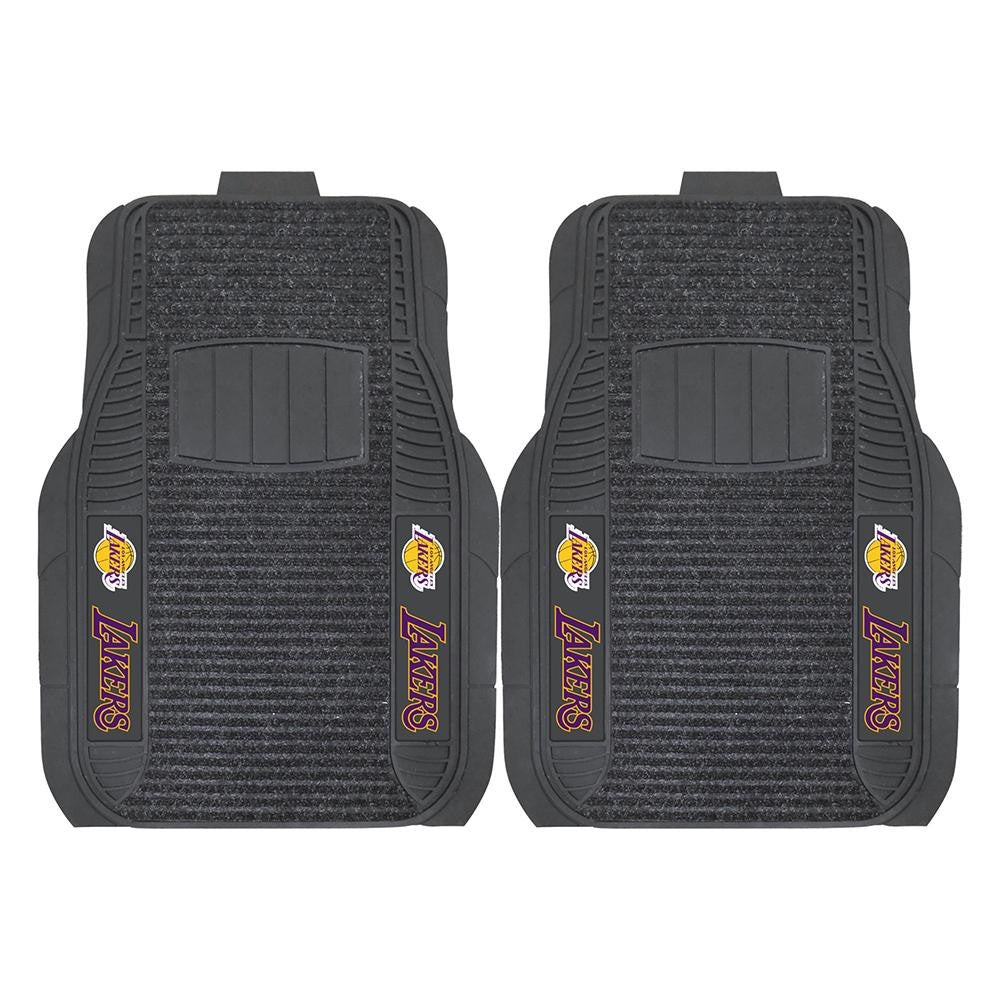 Los Angeles Lakers NBA Deluxe 2-Piece Vinyl Car Mats (20x27)