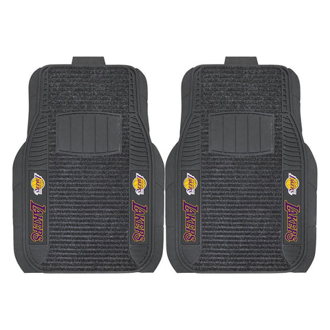 Los Angeles Lakers NBA Deluxe 2-Piece Vinyl Car Mats (20x27)