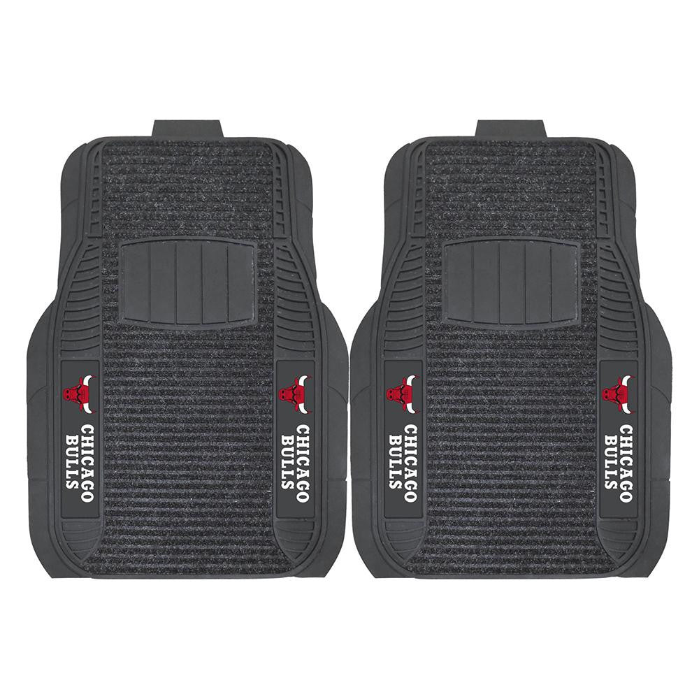 Chicago Bulls NBA Deluxe 2-Piece Vinyl Car Mats (20x27)