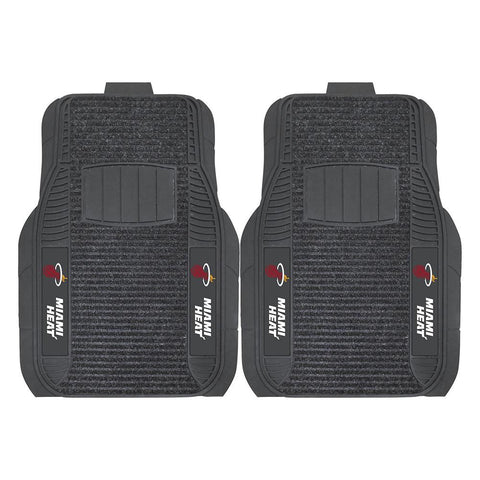 Miami Heat NBA Deluxe 2-Piece Vinyl Car Mats (20x27)