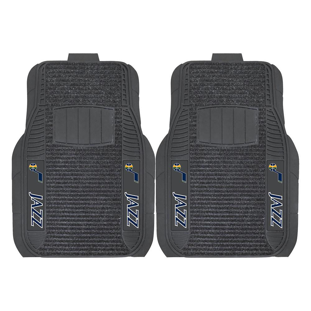 Utah Jazz NBA Deluxe 2-Piece Vinyl Car Mats (20x27)