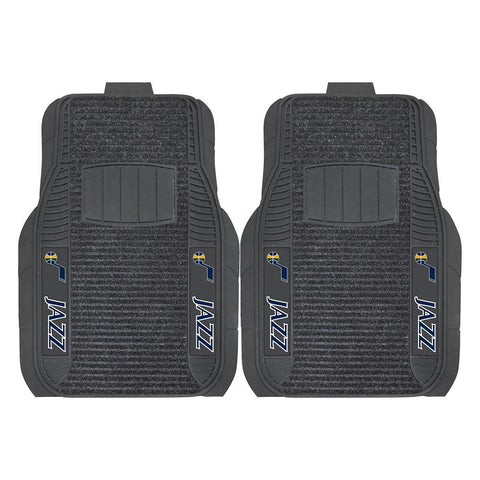 Utah Jazz NBA Deluxe 2-Piece Vinyl Car Mats (20x27)