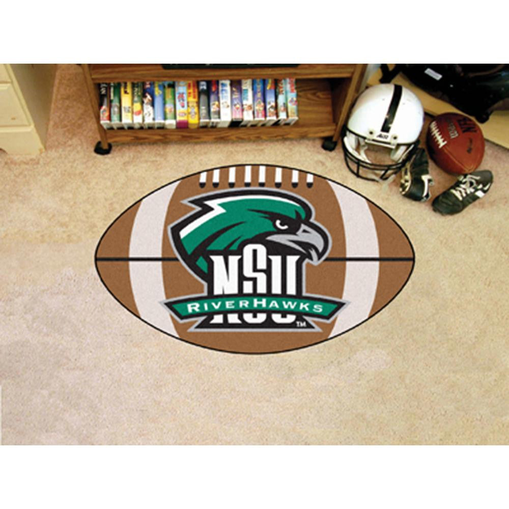 Northeastern Huskies NCAA Football Floor Mat (22x35)