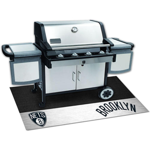 Brooklyn Nets NBA Vinyl Grill Mat(26x42)