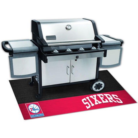 Philadelphia 76ers NBA Vinyl Grill Mat(26x42)