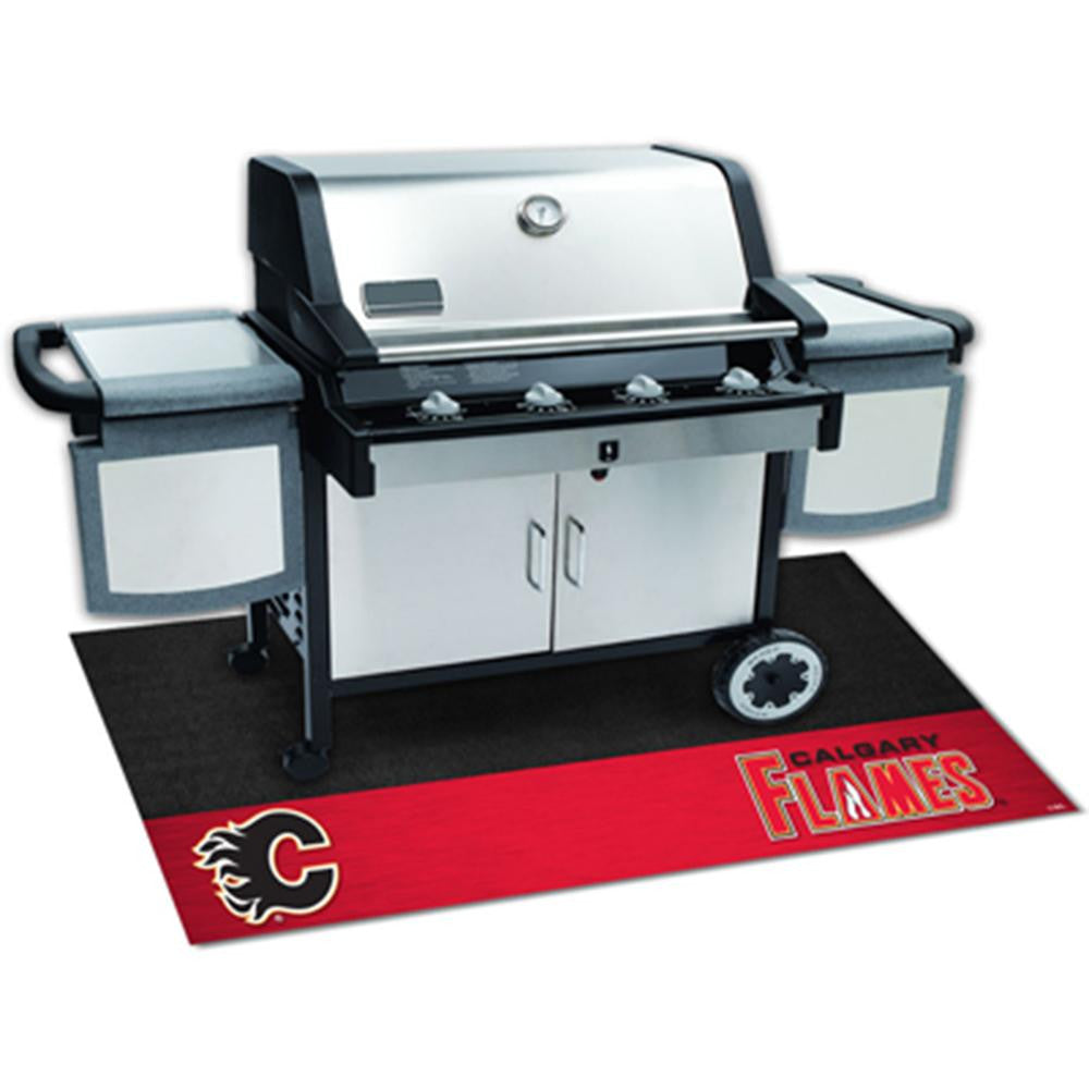 Calgary Flames NHL Vinyl Grill Mat(26x42)