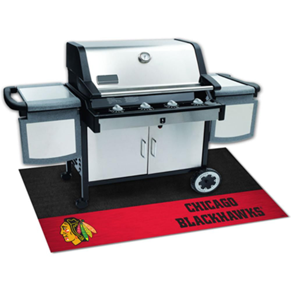 Chicago Blackhawks NHL Vinyl Grill Mat(26x42)